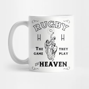 Rugby Game Played In Heaven 2 Mug